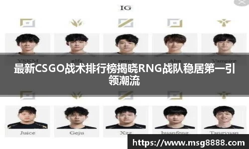 最新CSGO战术排行榜揭晓RNG战队稳居第一引领潮流